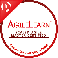 Agilelearn Scaled Agile Master Badge Small